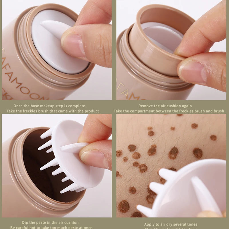 Freckle Stamp Kit - Natural Fake Freckles Makeup Tool for Face & Body