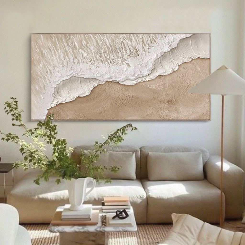 Abstract Large Size Handmade Oil Painting Landscape Wall Art for Living Room Decor