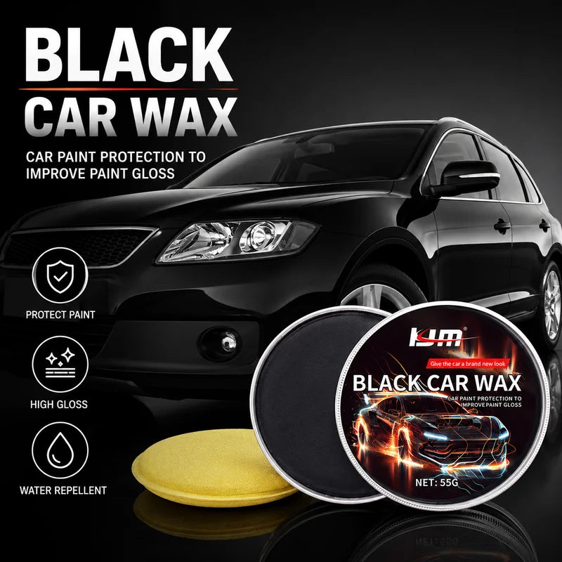 High Gloss Black Car Wax - Long-Term Paint Protection & Auto Polishing