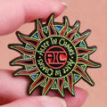 Music Album Inspiration Enamel Badge Brooch - American Rock Band Logo Pin