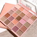 25-Color Eyeshadow Palette with Sparkling Powder and Pearl Sequins - Earth Tones & Bright Shades