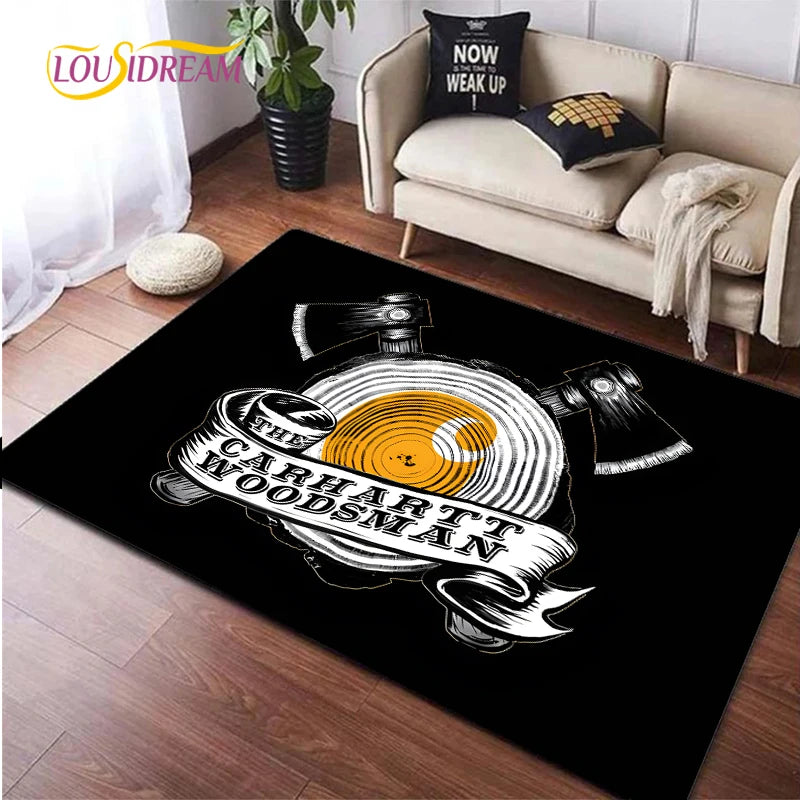 Multi-Size Non-Slip Area Rug for Living Room, Bedroom, Kitchen, Door, and Decor