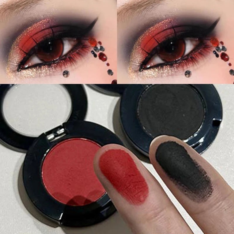 Colorful Eyeshadow Palette for Halloween & Party Makeup - Matte Shades
