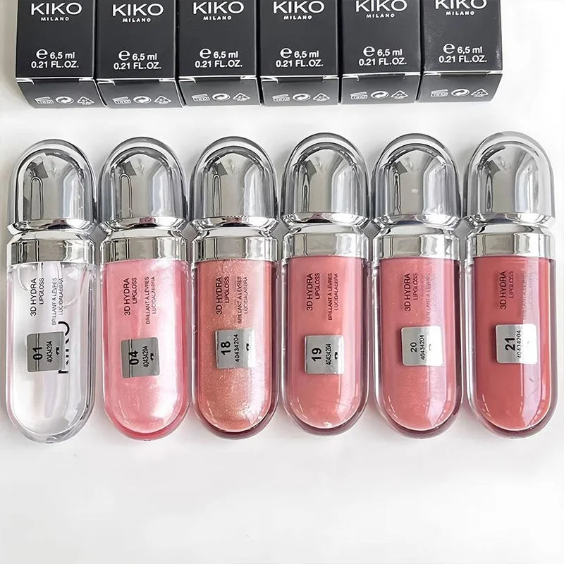 Hydrating Waterproof Lip Gloss with Shimmer and Non-Fading Formula - Multiple Colors