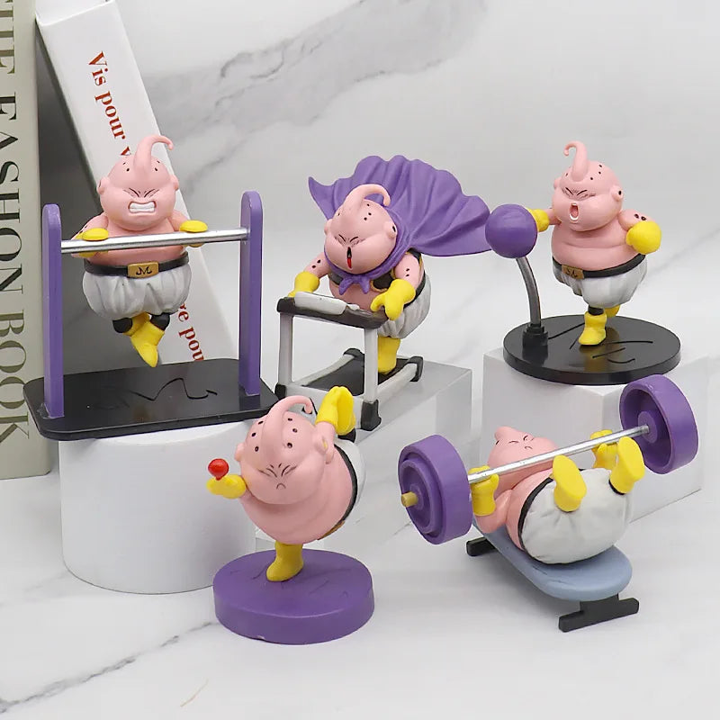 Dragon Ball Z Buu Action Figure Set - PVC Collectible Toy Figures, 5 Pieces
