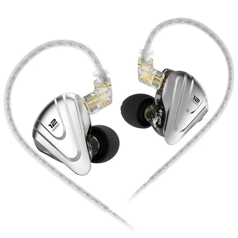 Hybrid In-Ear Monitor Earbuds with Noise Cancelling & Volume Control — Multiple Colors