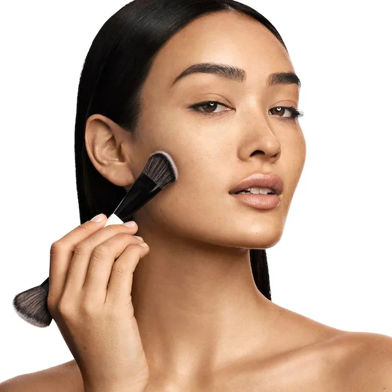 Makeup Brush Set with Foundation and Highlight Blush Face Tools - Soft Fiber Hair