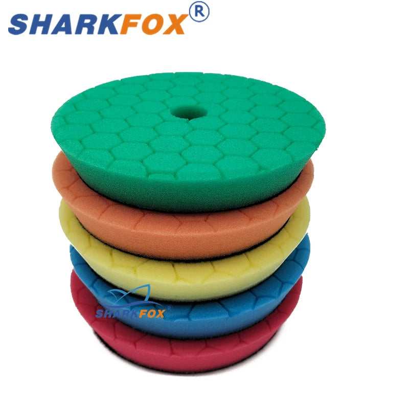 Car Polishing Pads 5-Pack 3-inch Foam Buffing Discs for Waxing & Scratch Removal