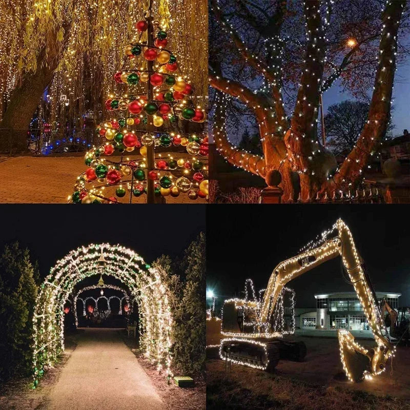 Outdoor Solar String Lights for Garden and Holiday Decoration - Waterproof LED Fairy Lights
