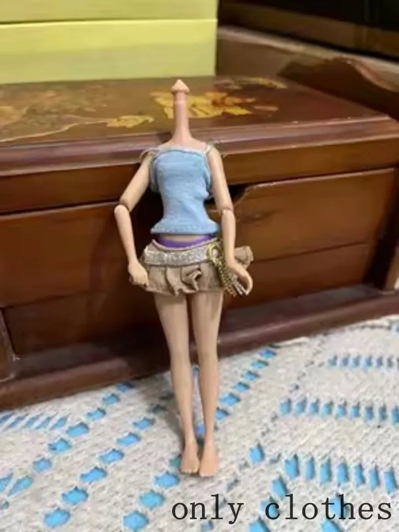 1/12 Doll House Girl Doll Without Head - DIY Nude Movable Body, 25cm
