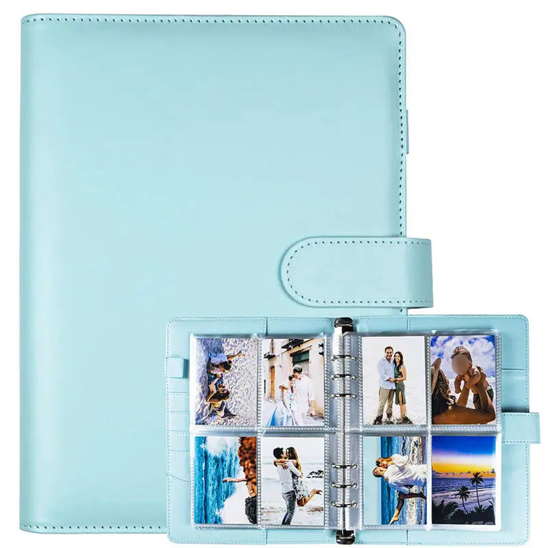 Loose Leaf Photo Album & Card Book Organizer - 25 Sheets, PVC, Multiple Colors