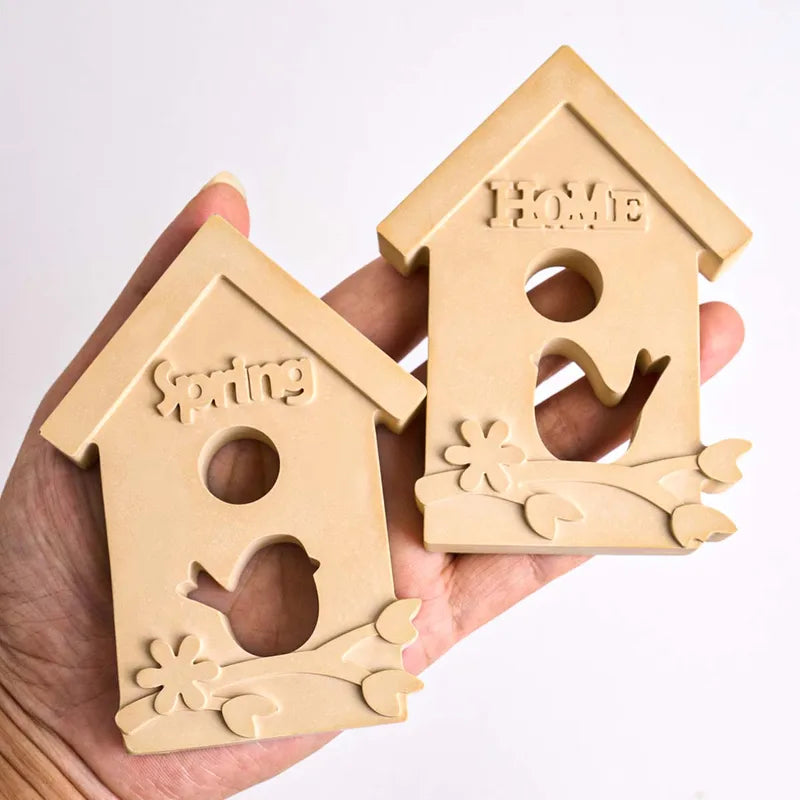 Hollow Bird House Silicone Mold for DIY Spring Home Decor and Craft Gifts