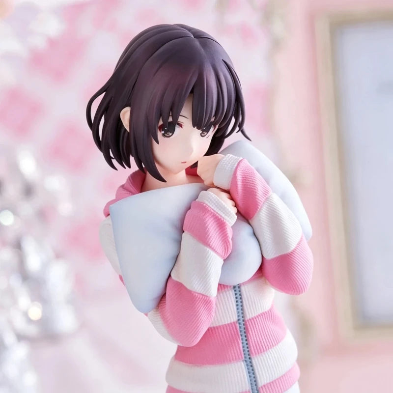 Anime Figurine Megumi Kato Pajamas Ver. Collectible Model Desktop Ornament
