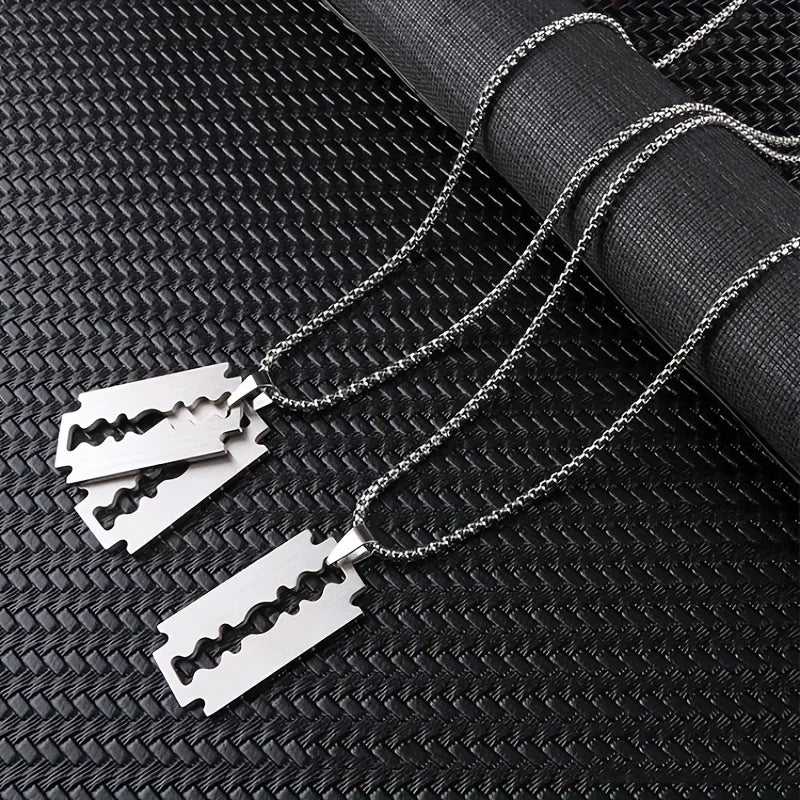Titanium Steel Personalized Pendant Necklace Hip-Hop Punk Trend Chain for Party & Gifting