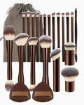 20-Piece Makeup Brush Set for Foundation, Concealer, Eyeshadow & Blush