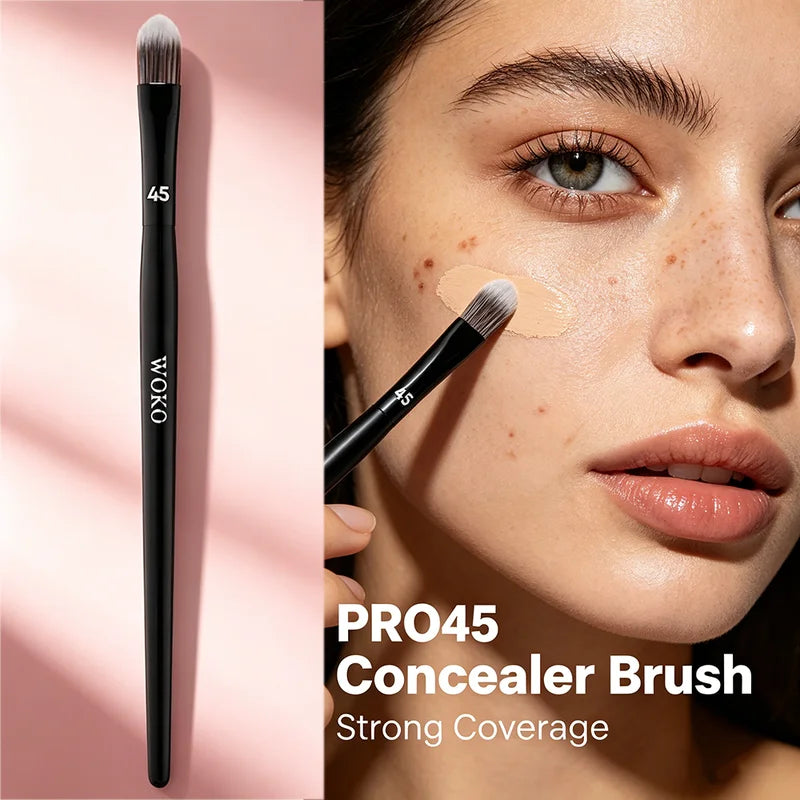 Professional Concealer Brush for Eye Makeup Blending - Soft Synthetic Bristles