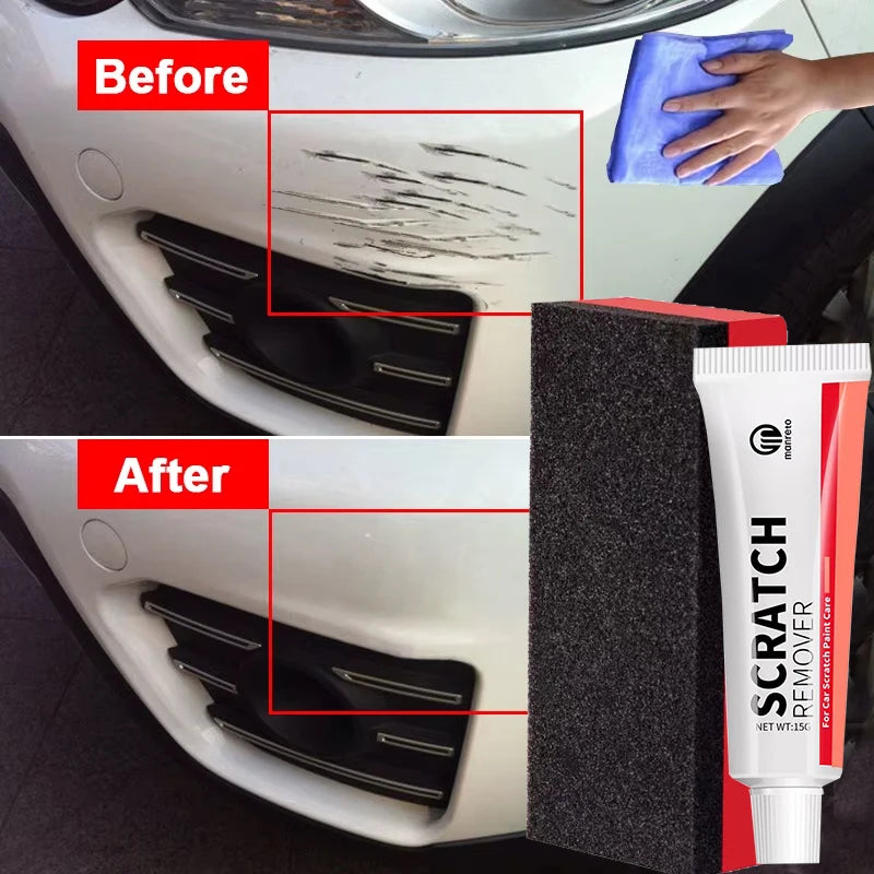 Car Scratch Remover Paint Care Kit Auto Body Scratch Repair Wax Polishing