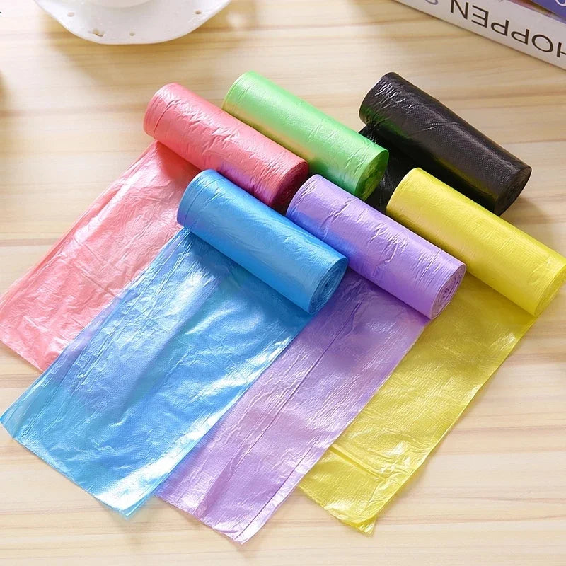 Disposable Garbage Bags 60Pcs Set - Durable Kitchen Waste Trash Pouches