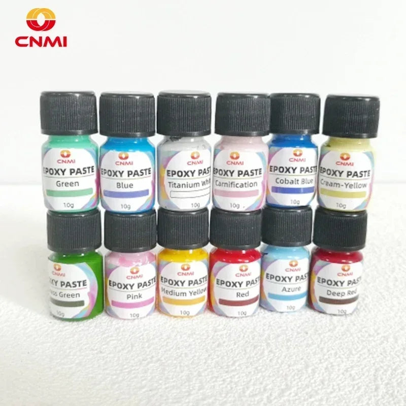 Resin Pigment Paste Set - 24 Colors Oil-Based UV Dye for Jewelry & Crafts