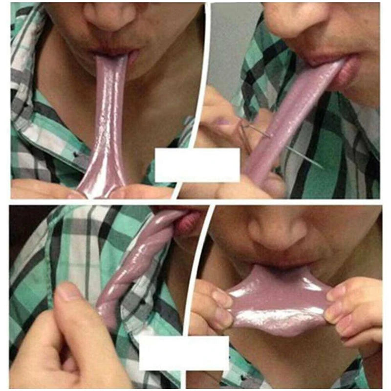 Rubber Tongue Prank Toy for Halloween Tricks Kids Gag Joke Silly Fun