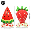 Hawaiian Tropical Party Decorations Set - Giant Foil Balloons, Coconut, Pineapple, Aloha Banner, Summer Pool Beach Supplies