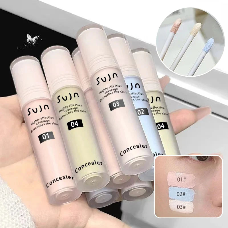 Brightening Long-Lasting Liquid Concealer for Face & Contour - Full Coverage & Hydrating