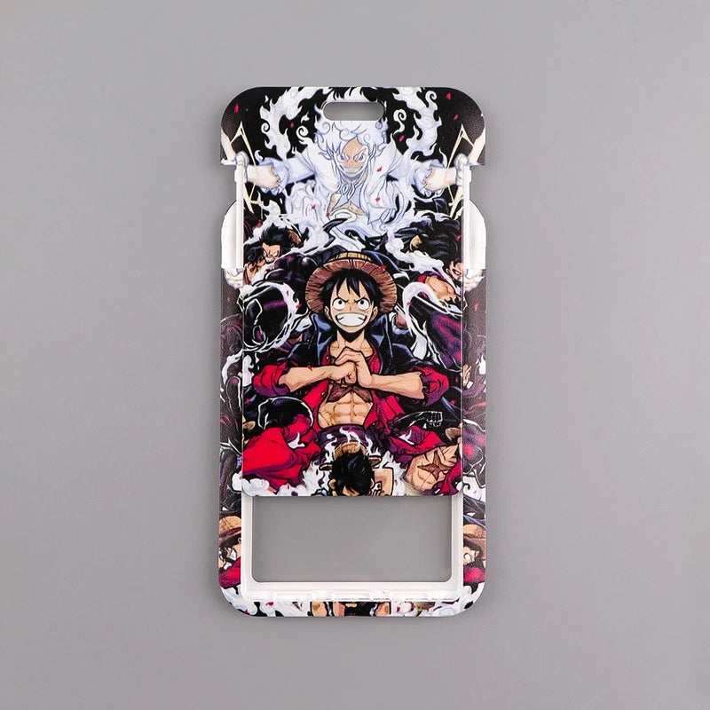 Anime Pirate Card Holder Lanyard with Neck Strap for Keys ID Phone Badge