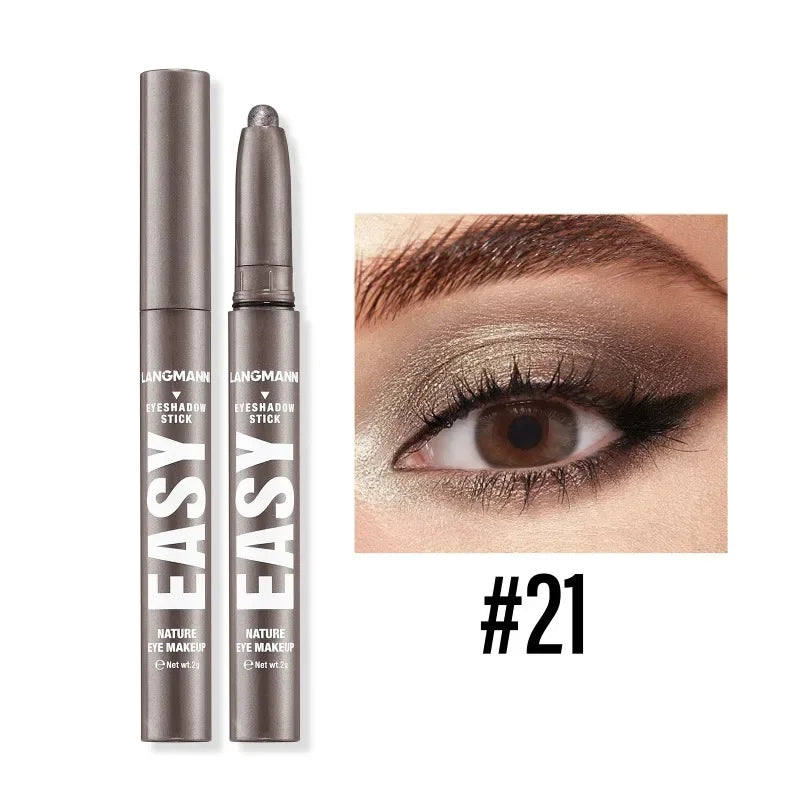 Pearlescent Eye Shadow Pencil Glitter & Highlighter Stick - Long Lasting Shimmer Makeup