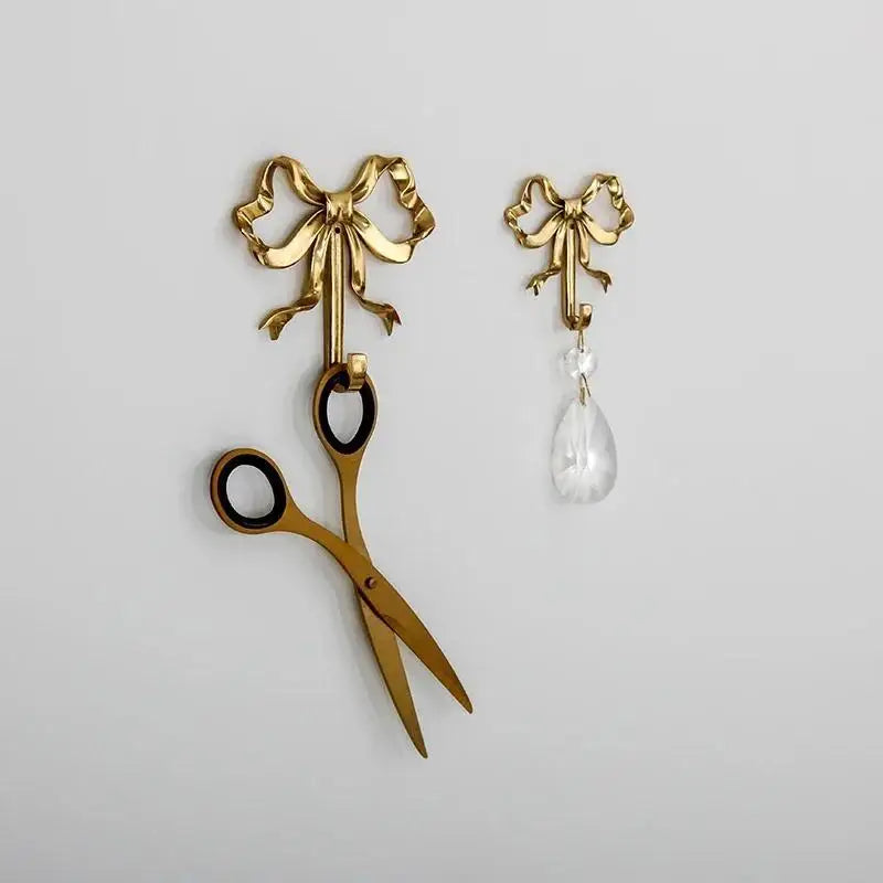 Luxury Brass Wall Hook Coat Rack for Bedroom, Porch, Bathroom - Nordic Retro Design