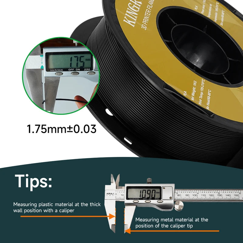 10kg 3D Printer Filament Set - PLA, ABS, PETG in Multiple Colors, 1.75mm