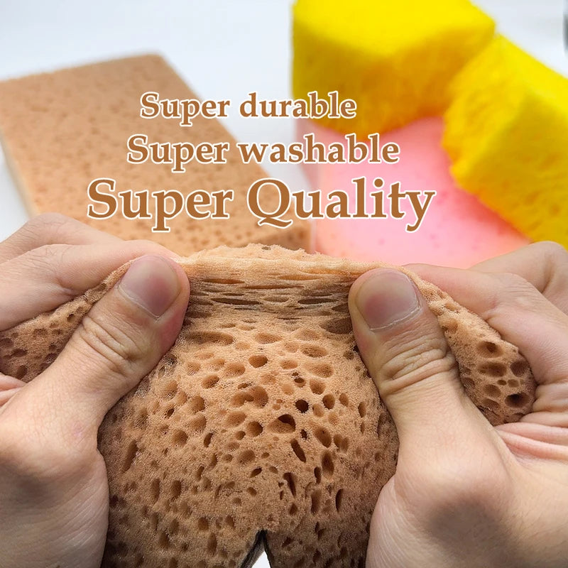 Car Washing Sponge Set - Large Size Water-Absorbent Detailing Cleaning Accessories