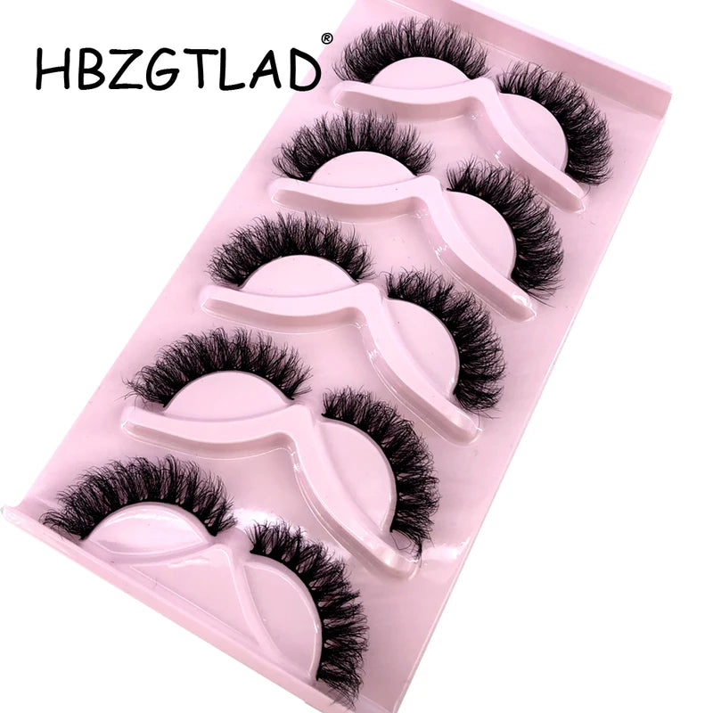 False Eyelashes 3D Faux Mink Winged Fluffy Natural Long Strip Eye Makeup