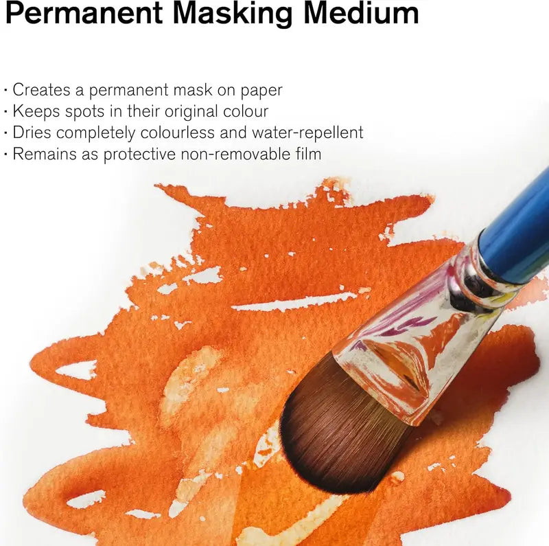 Watercolor Medium Set with Masking Fluid & Granulation Medium - 75ml Art Supplies