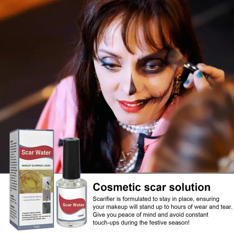 Liquid Collodion Fake Scar Makeup 15ml for Halloween & Cosplay – Realistic Wound Effect