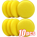 Car Waxing Polish Foam Sponge Pads 10CM - Multi-Color, Durable Cleaning Tool