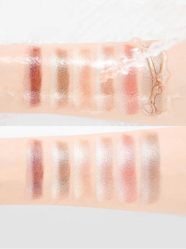 Waterproof Two-Color Eye Shadow Pen - Smudge-Resistant, Pearlescent Finish