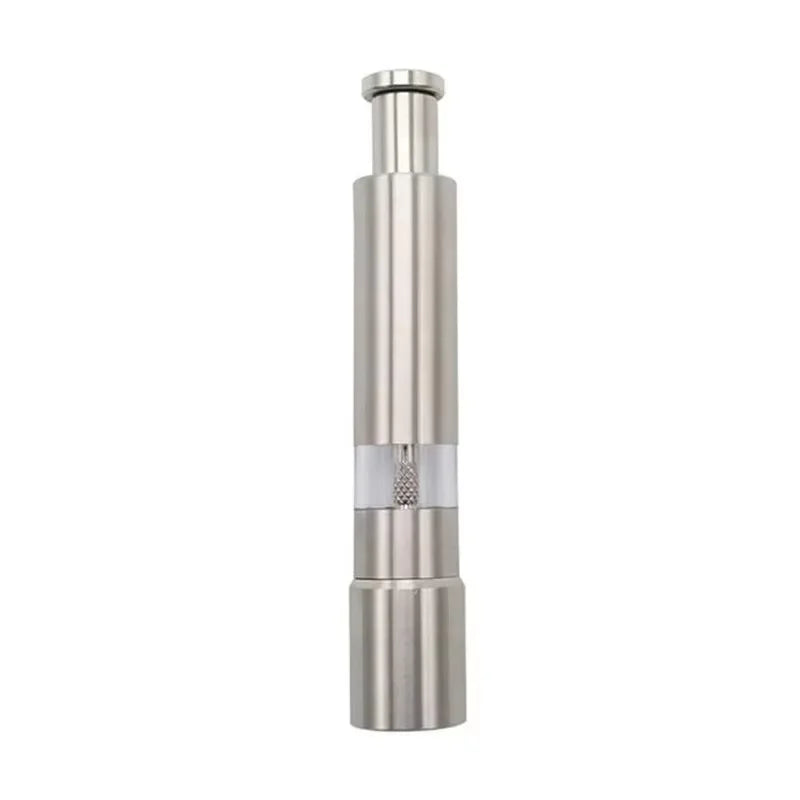 Stainless Steel Manual Pepper Grinder, Eco-Friendly Salt & Spice Mill, Compact Portable Kitchen Tool