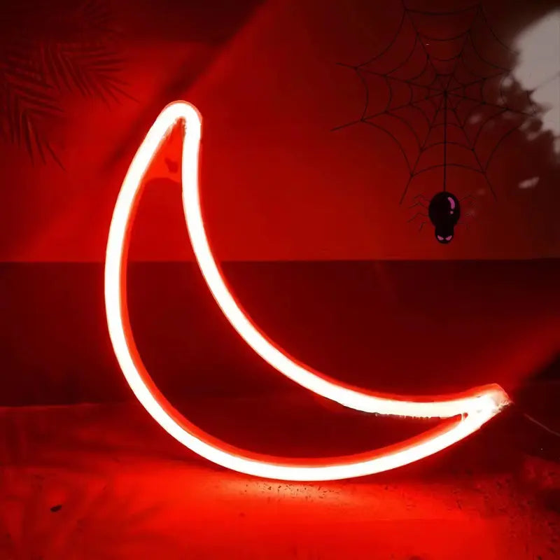 Halloween Bat Neon Wall Decor LED Sign Party Gift USB or Battery Powered