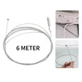 6m Flexible Drain Pipe Dredging Brush for Clogged Tubes and Drains