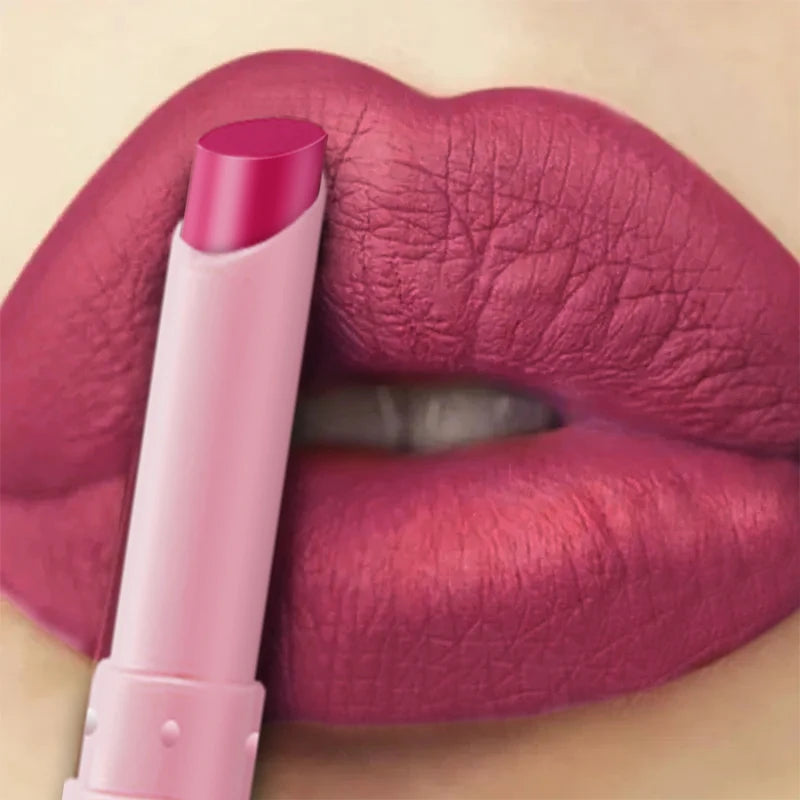 Waterproof Matte Lipstick Set - Long-Lasting Lip Gloss & Lip Liner Pen