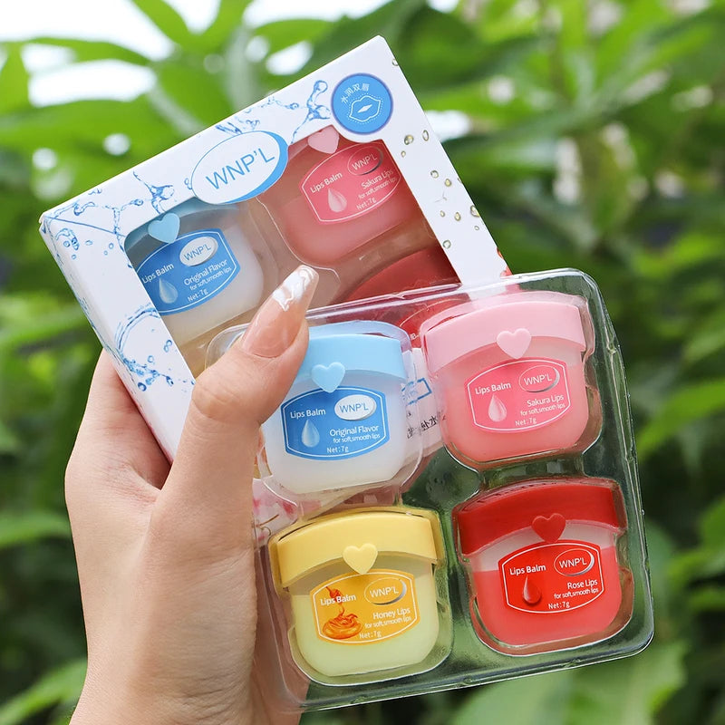 Fruit Flavor Lip Gloss Gift Set - Moisturizing Lipstick & Colorless Lipstick for Party & Daily Use