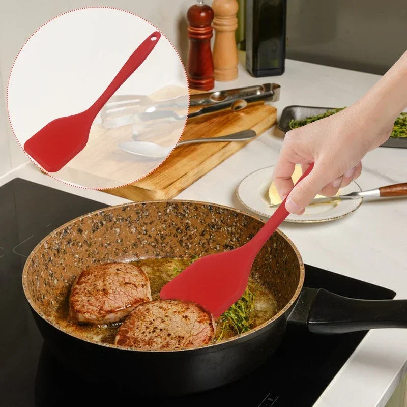 Silicone Cooking Spatula - Non-Stick Fish and Omelette Flipper - Kitchen Utensils