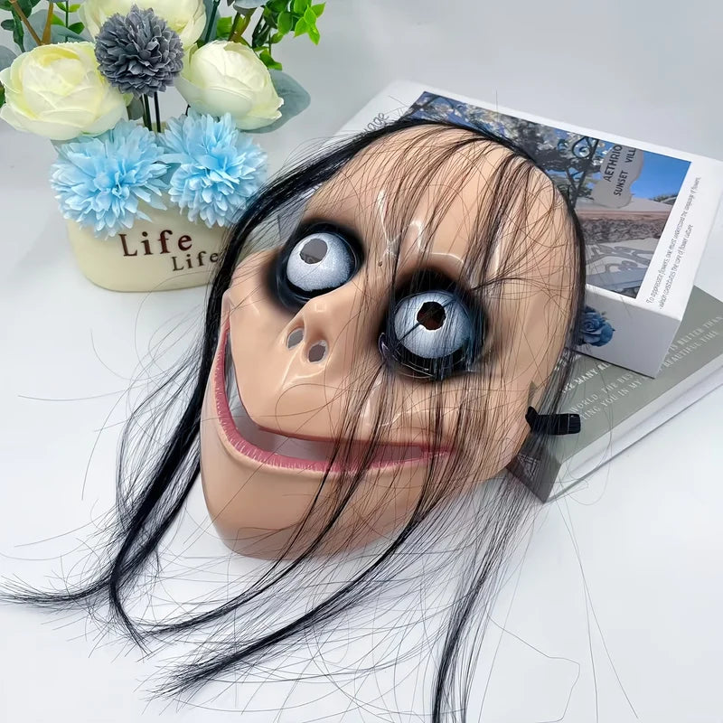 Funny Clown Halloween Mask for Costumes and Pranks - Spooky Party Accessory