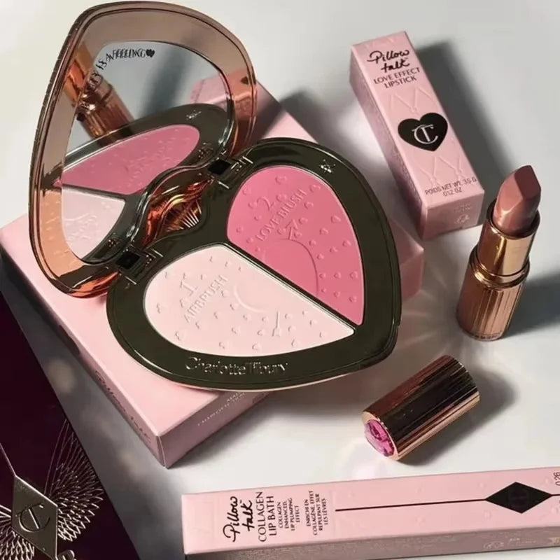 Dual-Color Blush Concealer Cushion - Brightening, Moisturizing & Long-Lasting Makeup