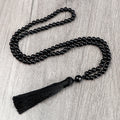 Beaded Mala Necklace with Tassel for Meditation Yoga Bohemian Jewelry Women