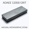 12000 Grit Natural Whetstone Sharpening Stone for Kitchen Knives - Large 200x75x29mm