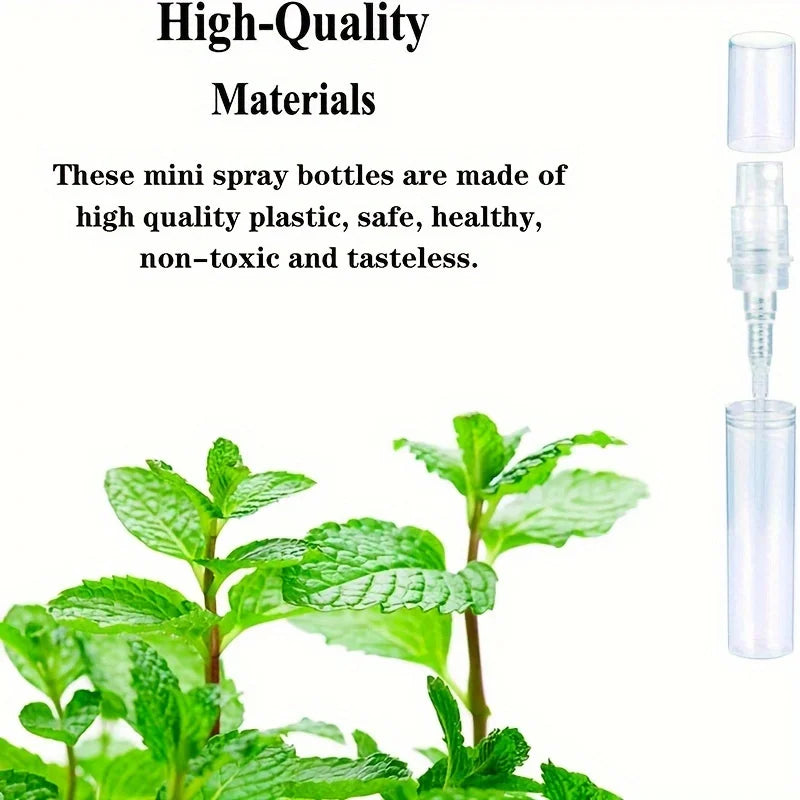 Refillable Travel Spray Bottles Set - Odorless, BPA-Free Mini Perfume & Cosmetics Atomizers