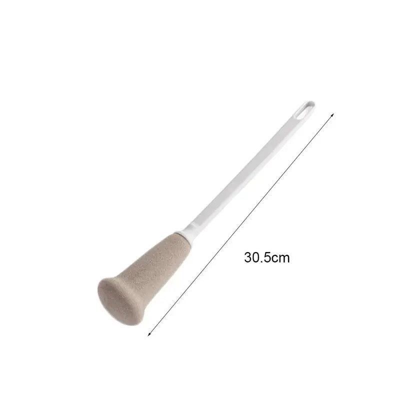 Long Handle Glass Cup Brush for Kettles & Bottles, All-Round Cleaning Tool