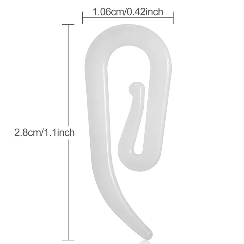 50-200PCS Curtain Hanging Hooks Ring for Window Drape Accessories