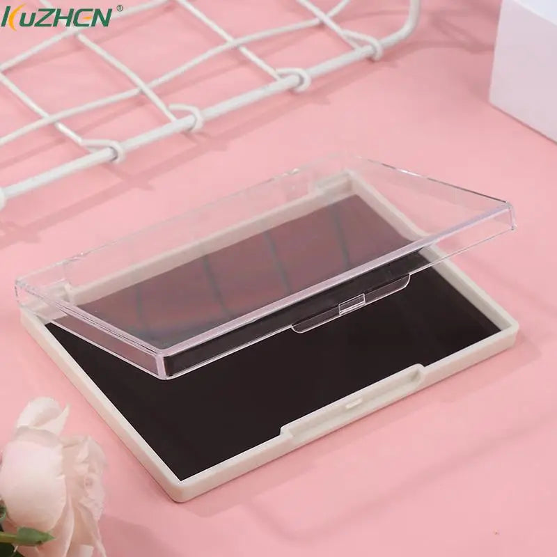 Magnetic Makeup Palette Empty Black Plastic Compact for Eyeshadow Blush & Powder